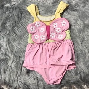 Gymboree 4T Butterfly 1 pc bathing suit